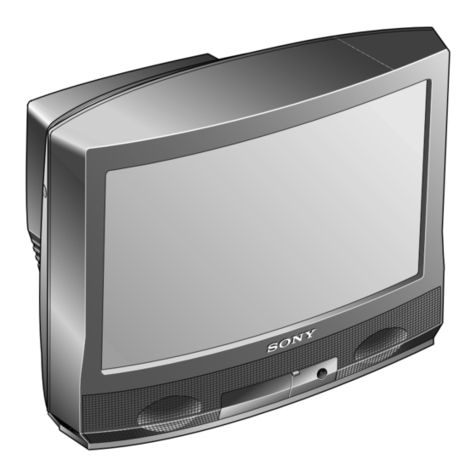 Sony TRINITRON KV-28WF3A User manual Sony TRINITRON KV-28WF3A User manual