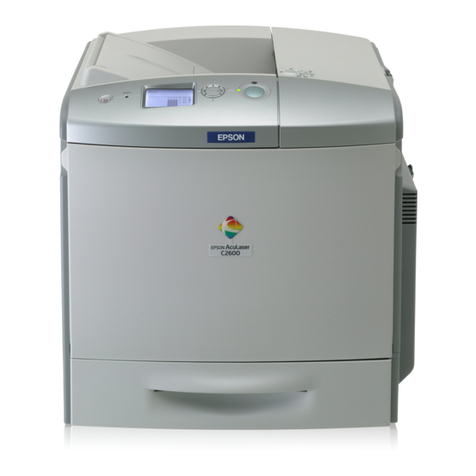 Epson Aculaser C2600 Series User manual
