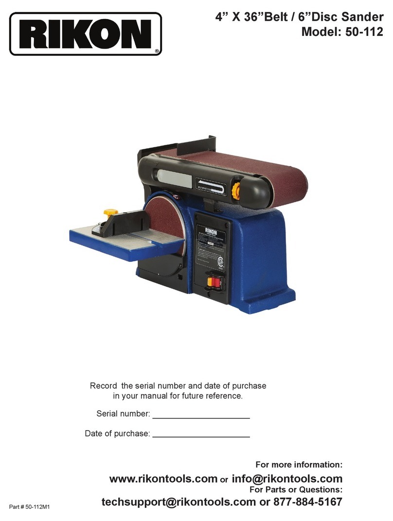 Rikon Power Tools 50-112 user manual