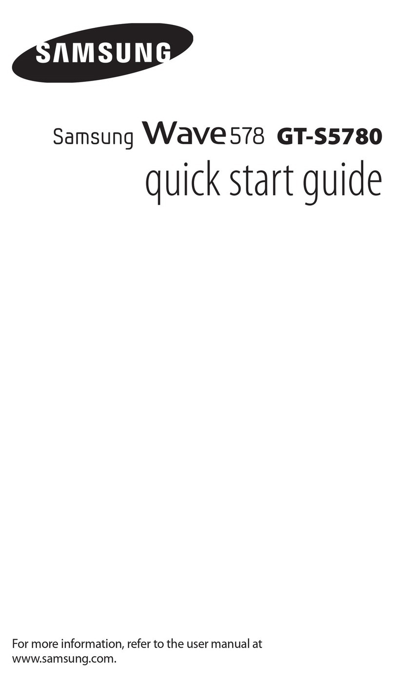 Samsung Wave 578 GT-S5780 User manual