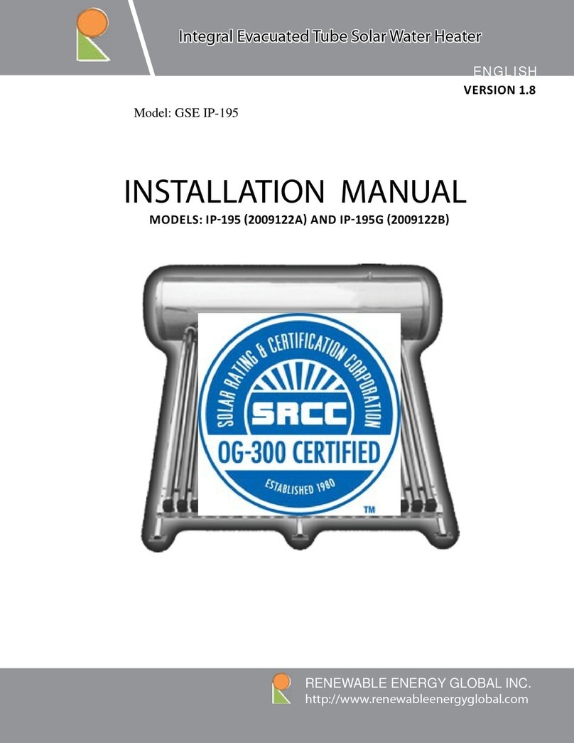 Renewable Energy Global GSE IP-195 installation manua Renewable Energy Global GSE IP-195 installation manua