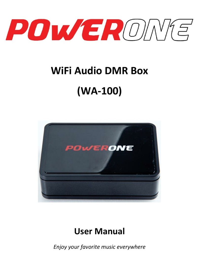Power One ApusOne WA-100 user manual