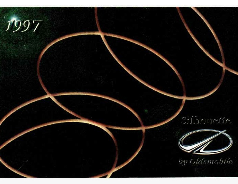 Oldsrnobile 1997 Silhouette owner's manual