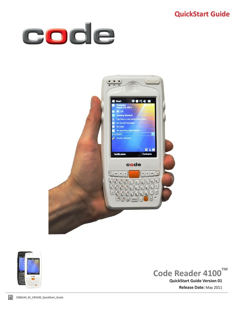 Code Reader 4100 quick start guide