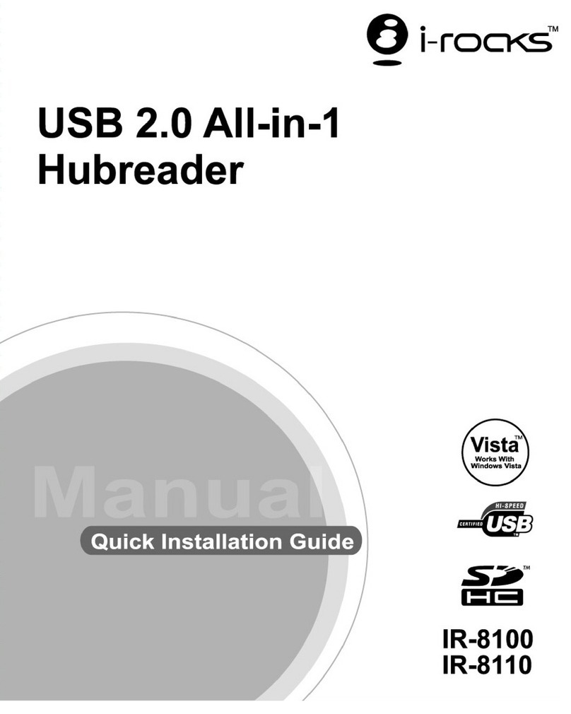 I-Rocks IR-8100 Quick installation guide I-Rocks IR-8100 Quick installation guide
