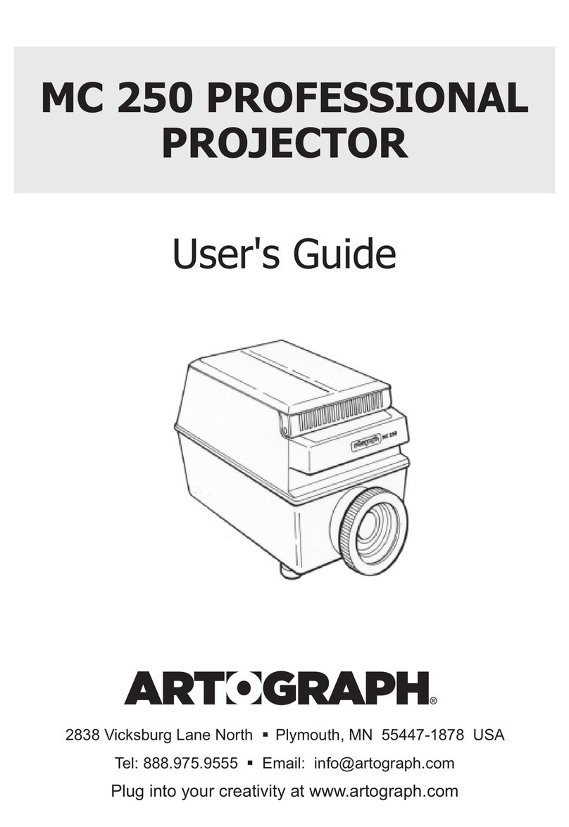 artograph MC 250 User manual
