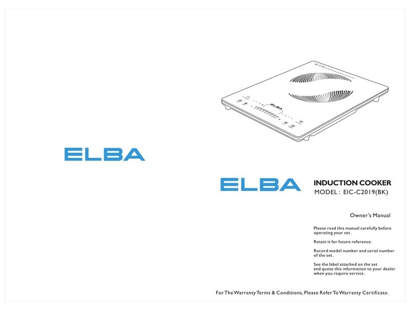 Elba EIC-C2019(BK) User manual