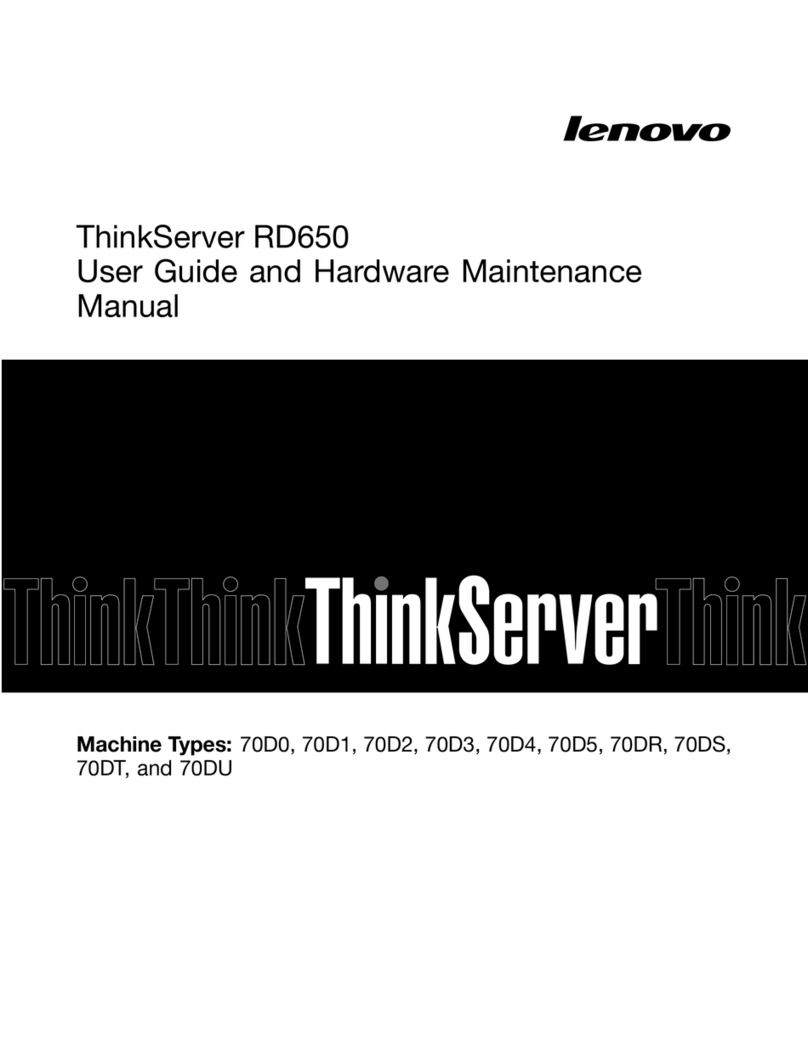 Lenovo ThinkServer RD650 70D0 User manual