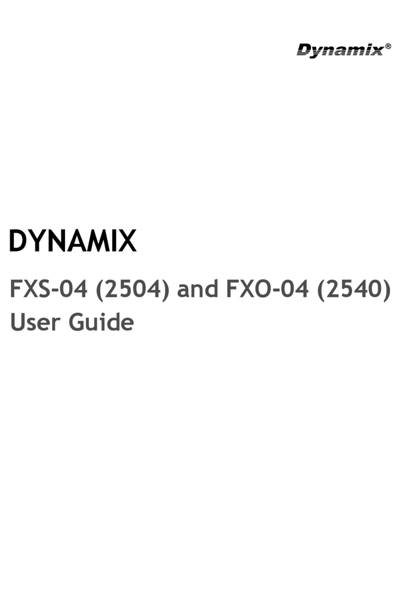 Dynamix DW FXS-04 user guide