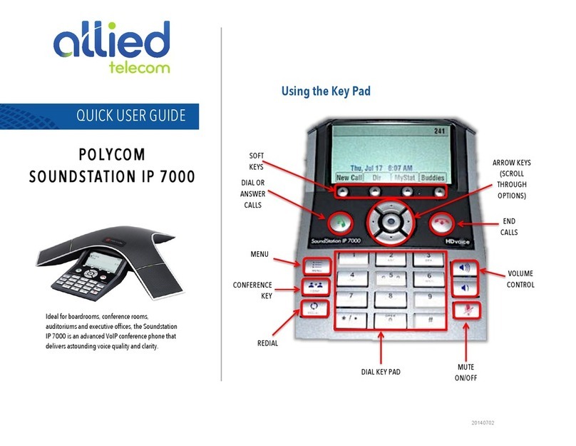 Polycom SoundStation IP 7000 Instruction manual