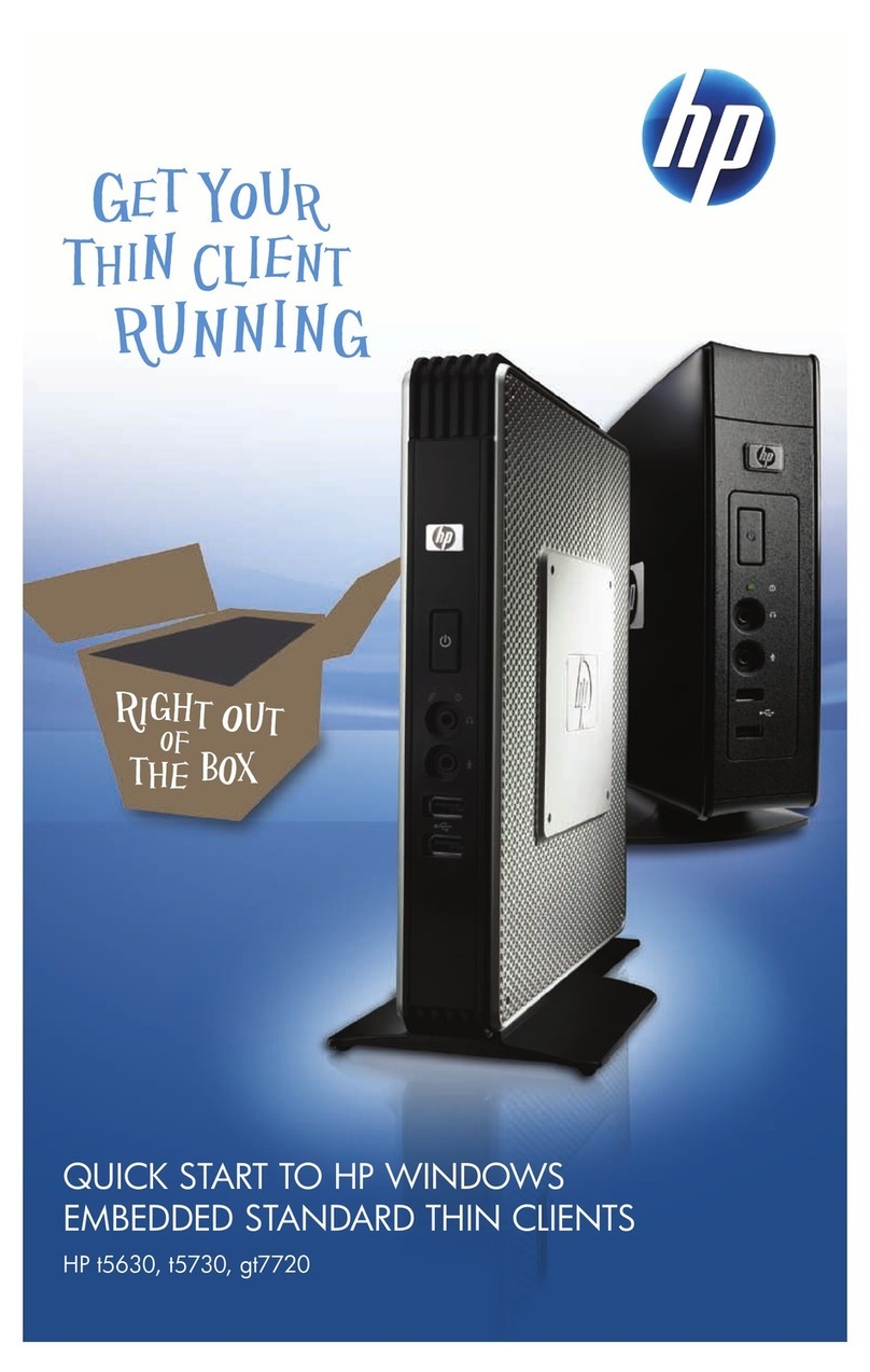 HP t5630 - Thin Client User manual