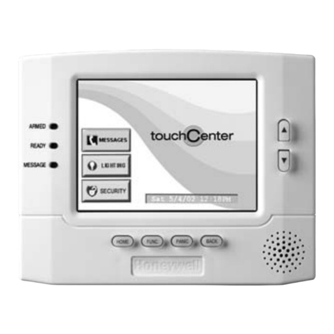 Honeywell 6270 - Ademco TouchCenter Keypad User manual