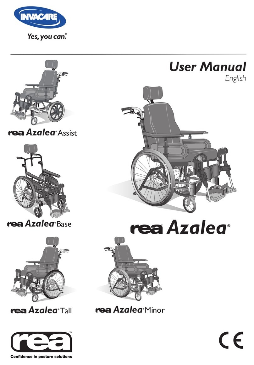 Invacare rea azalea assist User manual