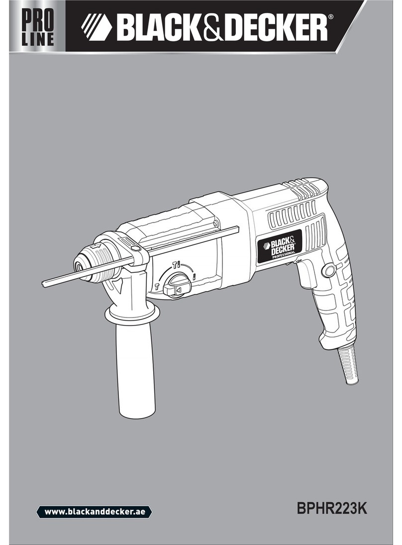 Black & Decker BPHR223K user manual