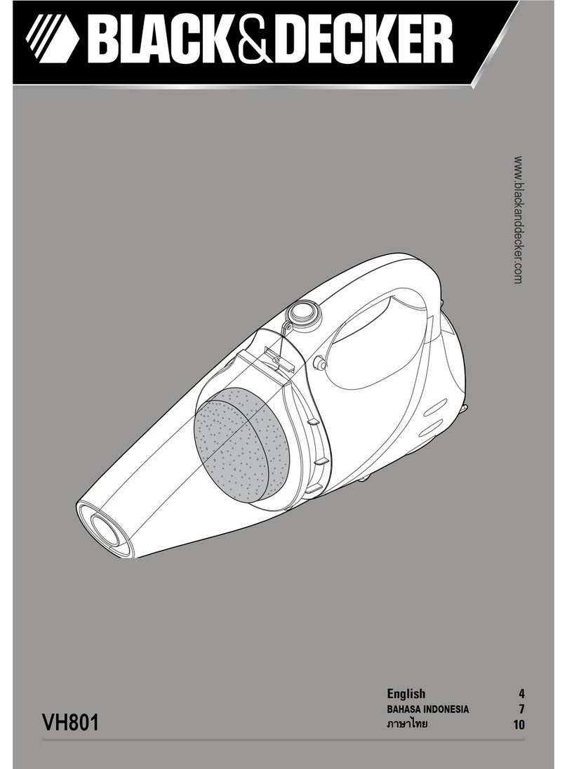Black & Decker VH801 User manual