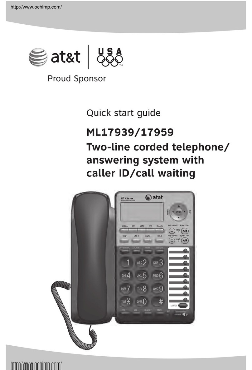 AT&T ML17939 User manual