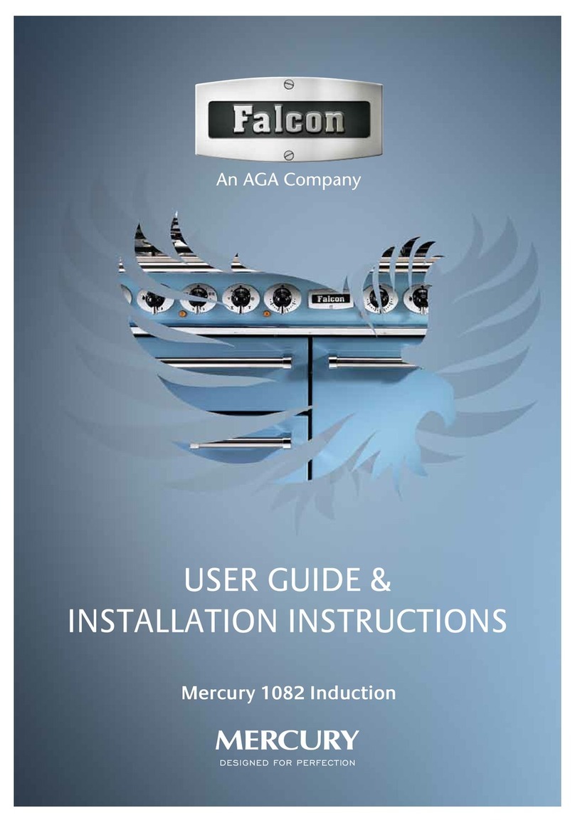 Falcon Mercury 1082 Induction User's guide & installation instructions