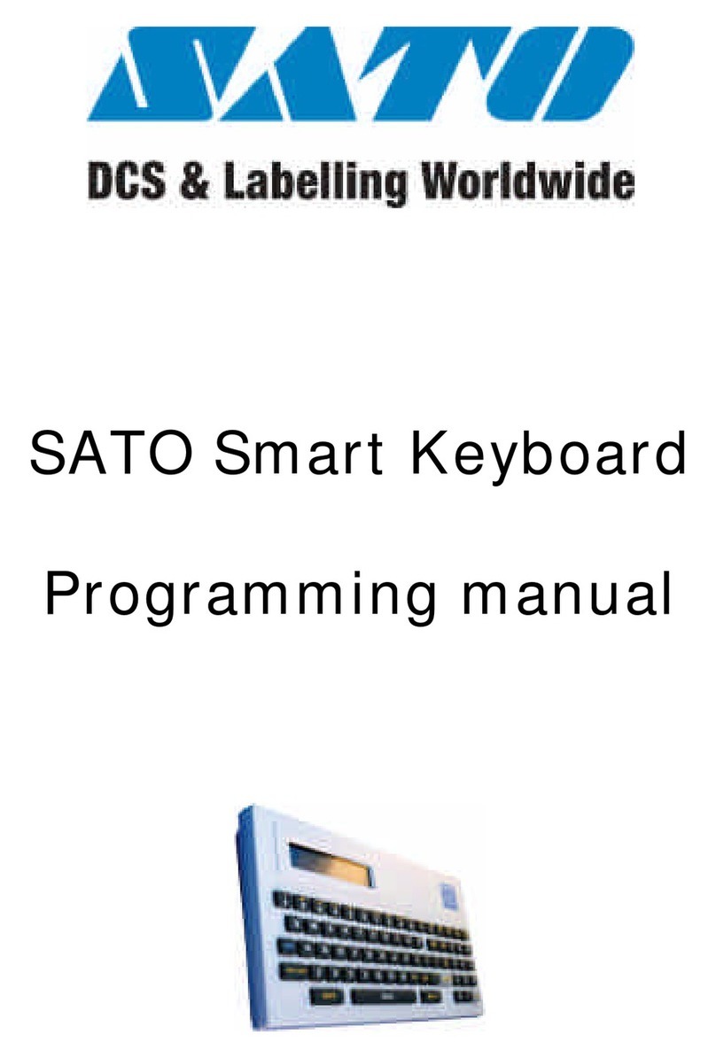 SATO Smart Keyboard Owner's manual