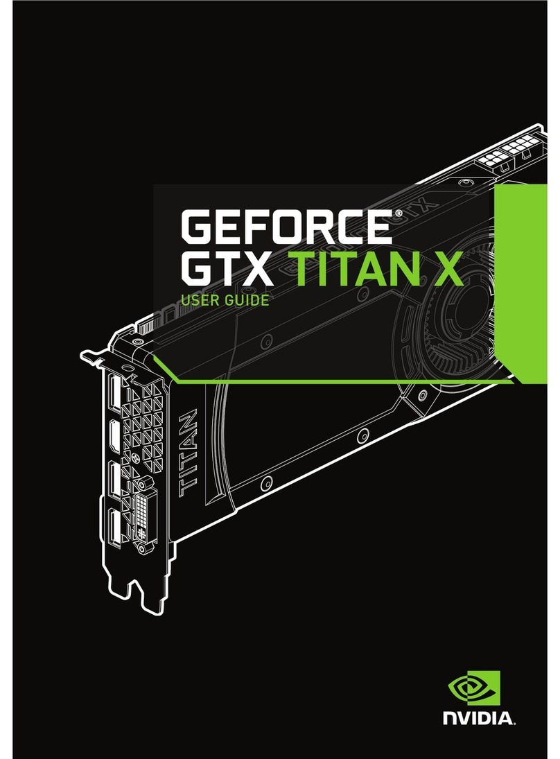 Nvidia GeForce GTX TITAN X User manual