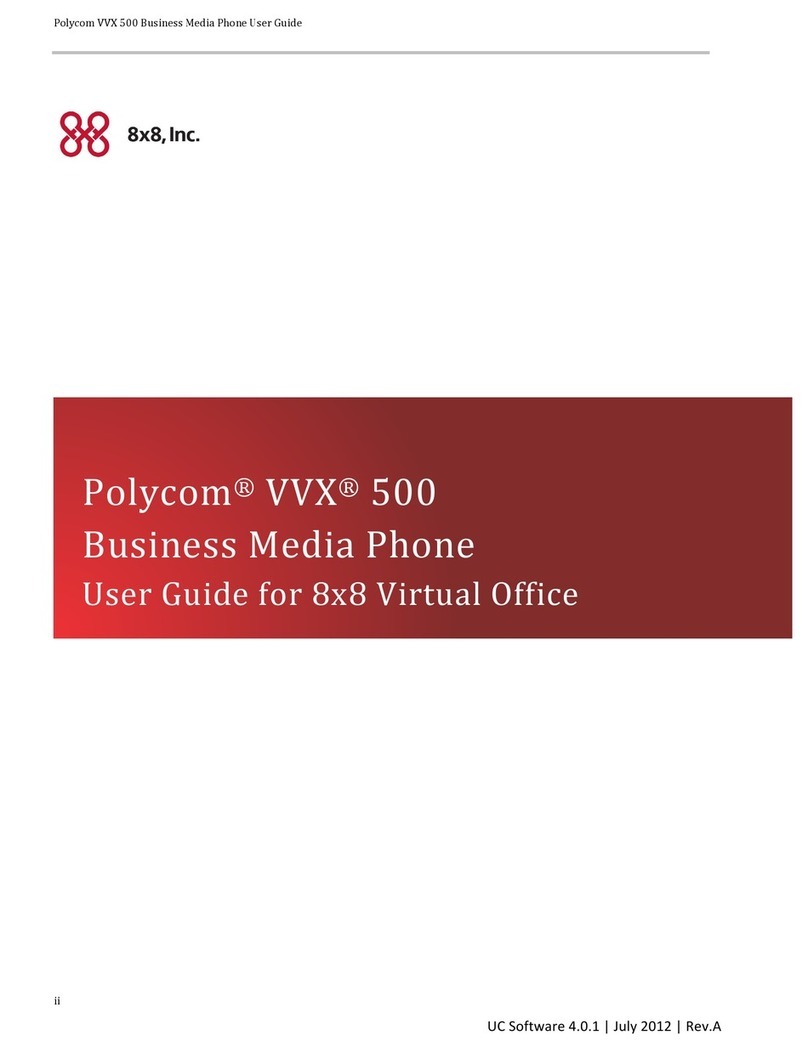 Polycom Integra VVX 500 User manual