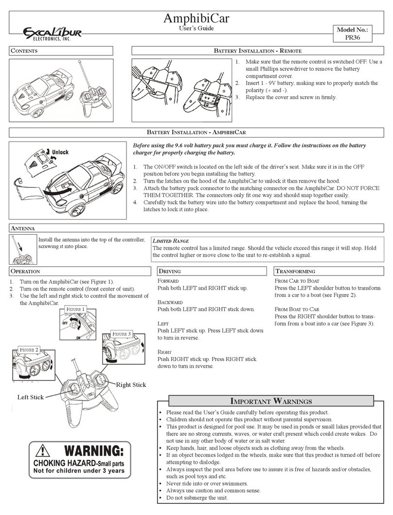 Excalibur AmphibiCar PR36 User manual