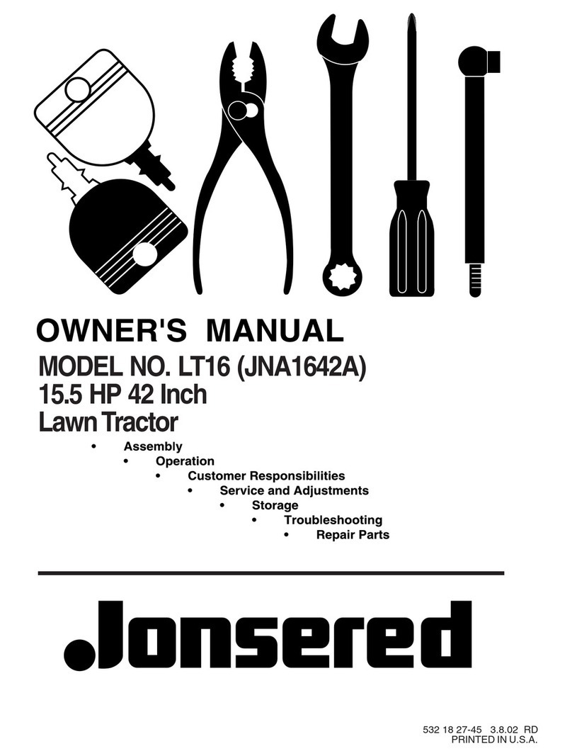 Jonsered LT16 JNA1642A User manual