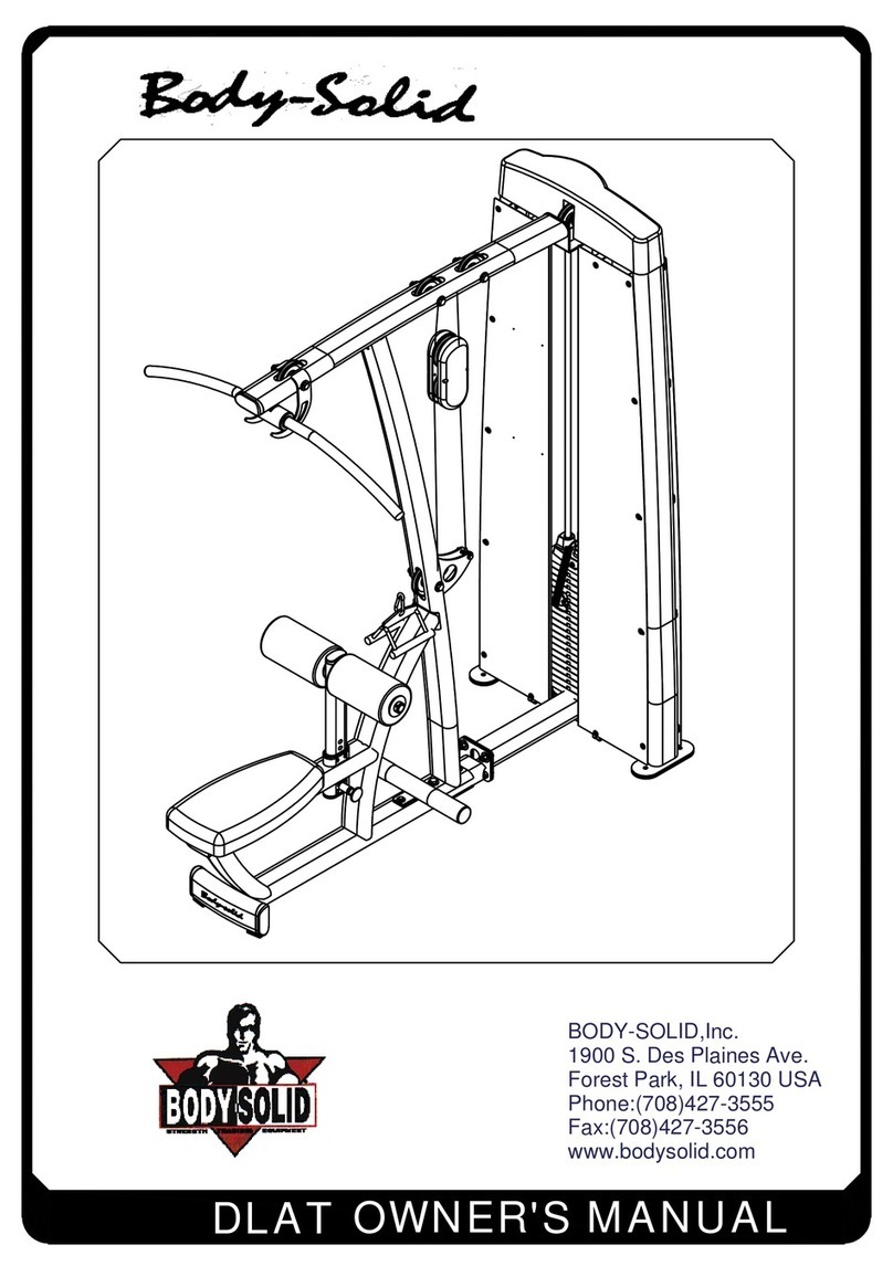Body Solid DLAT User manual