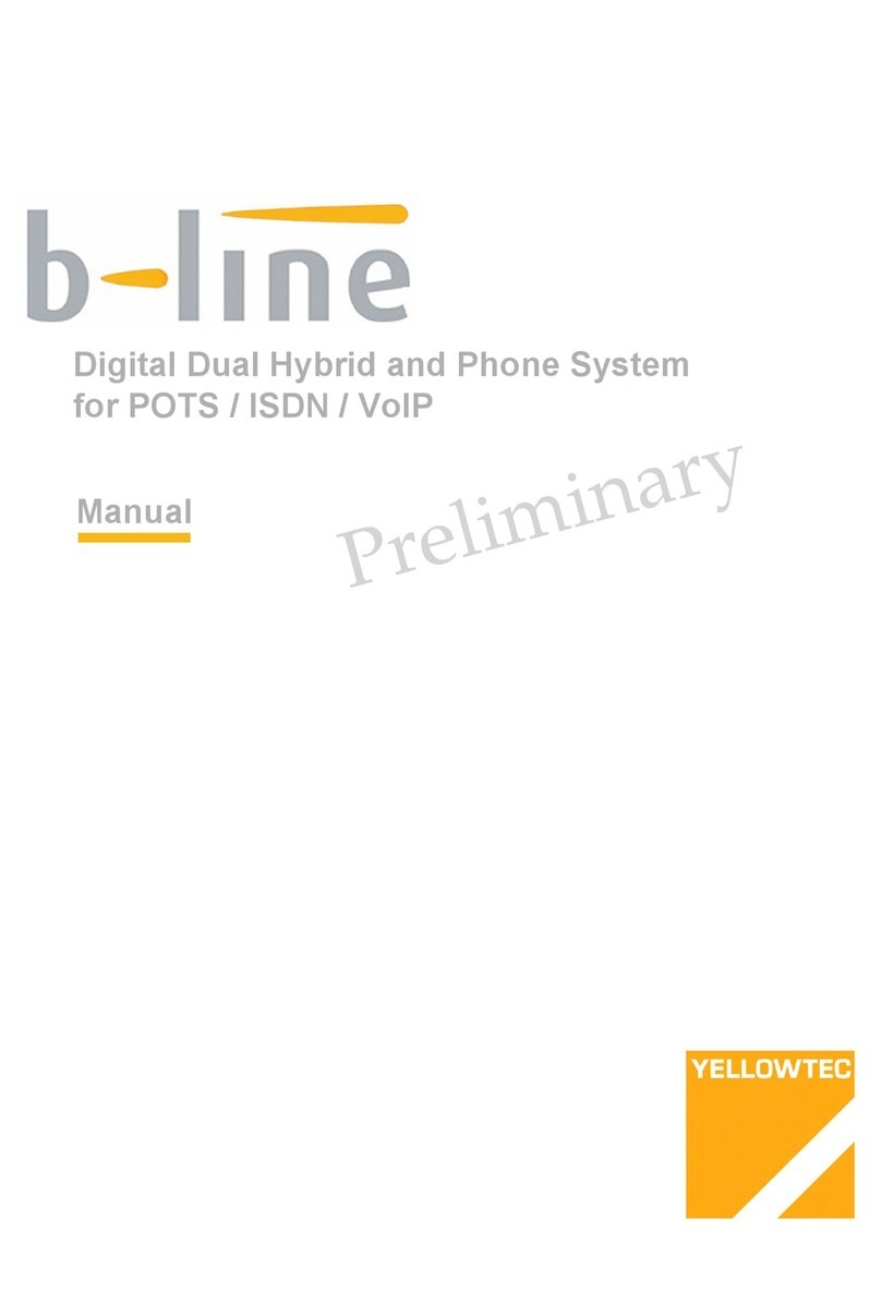 Yellowtec b-line manual