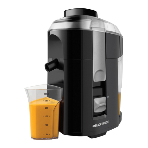 Black & Decker JE2200B User manual
