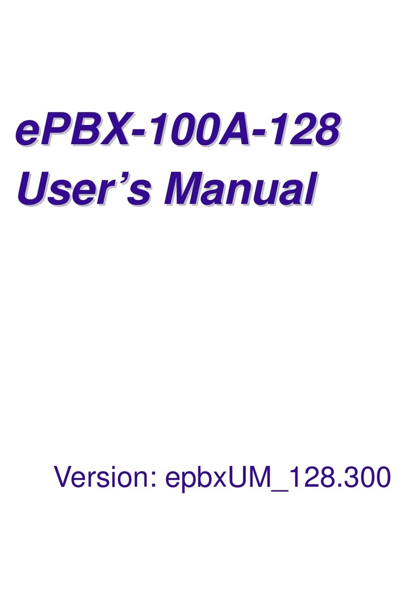 WELLTECH ePBX-100A-128 user manual