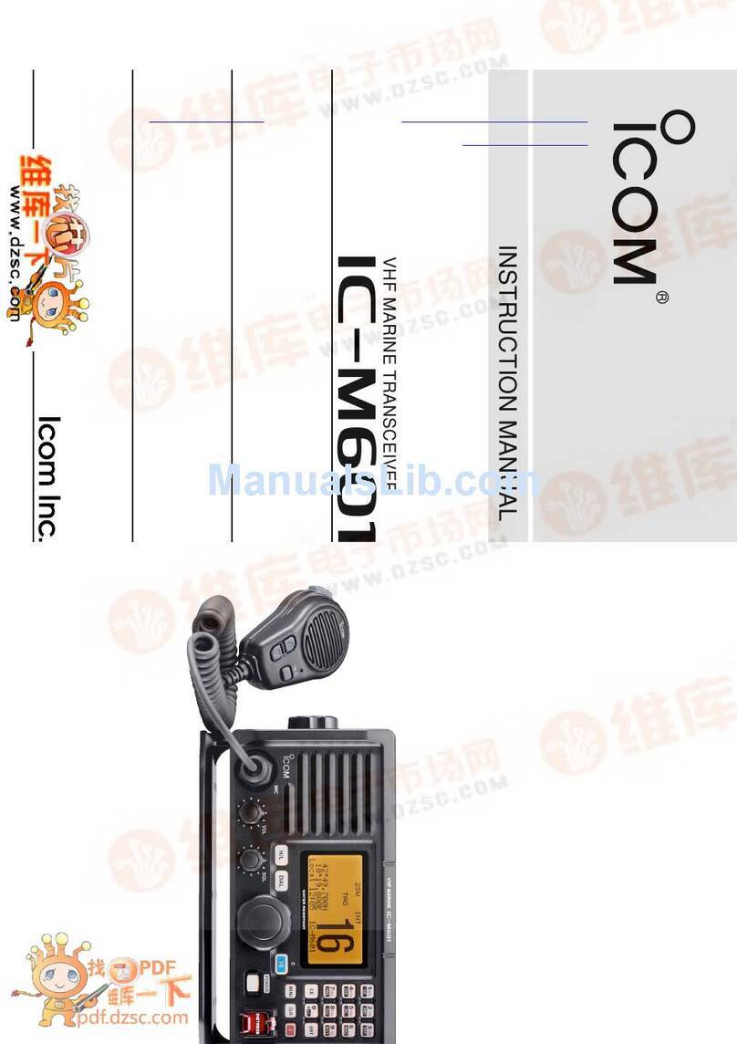 Icom IC-M601 User manual