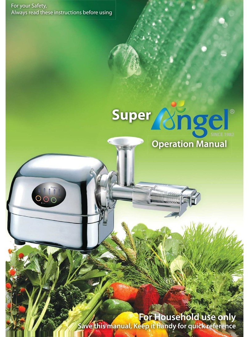Super angel Juice Extractor User manual