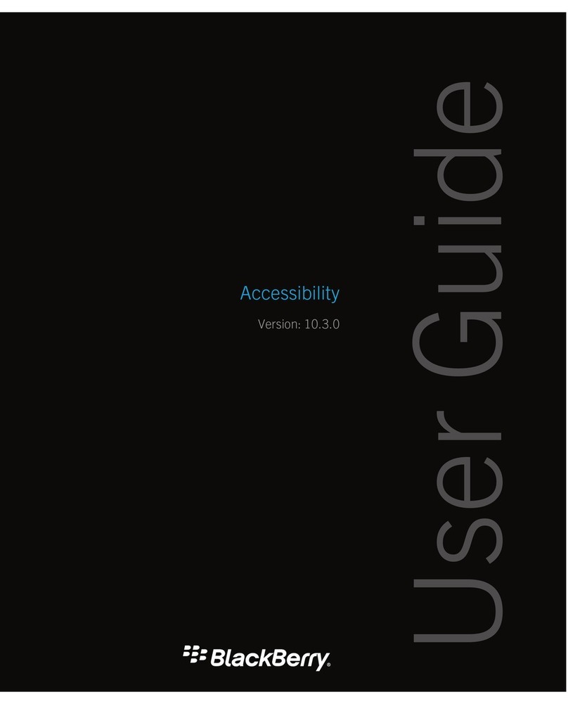 Blackbe;rry Accessibility User manual