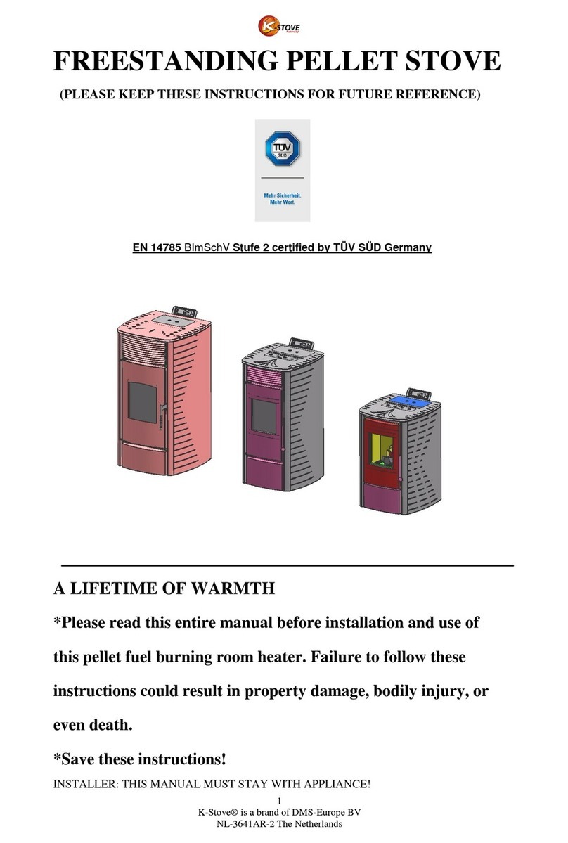 Kstove EN 14785 Instructions for use