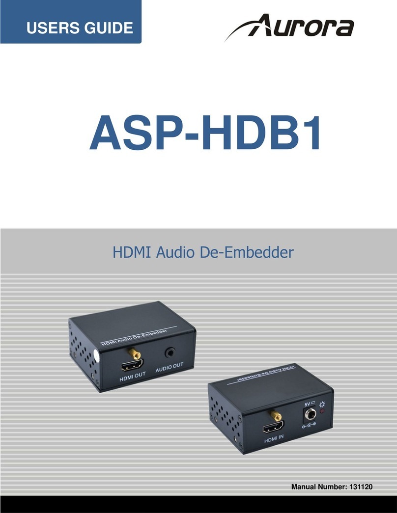 Aurora ASP-HDB1 user guide