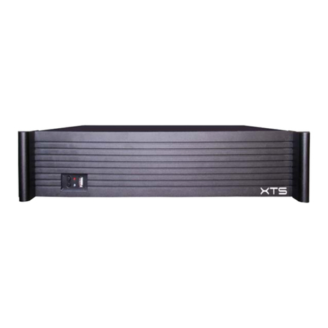 XTS Network Video Recorder user manual XTS Network Video Recorder user manual