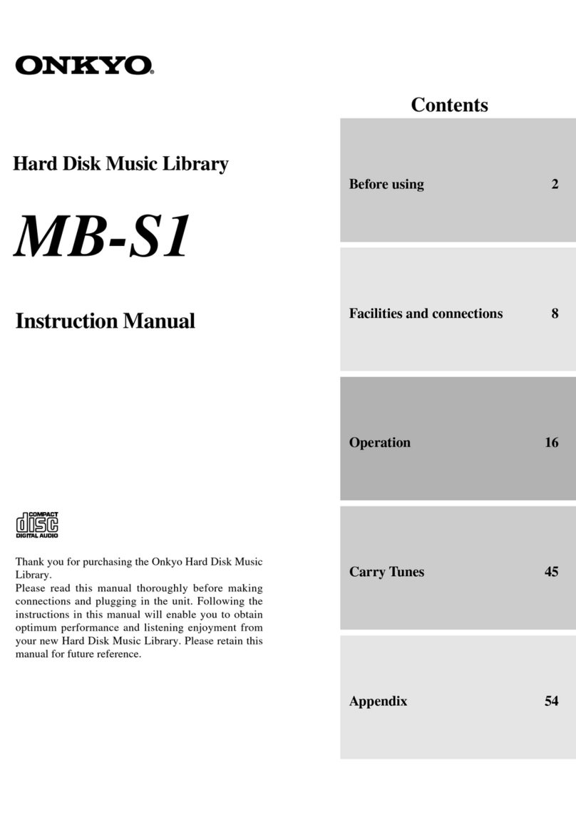 Onkyo MB-S1 instruction manual