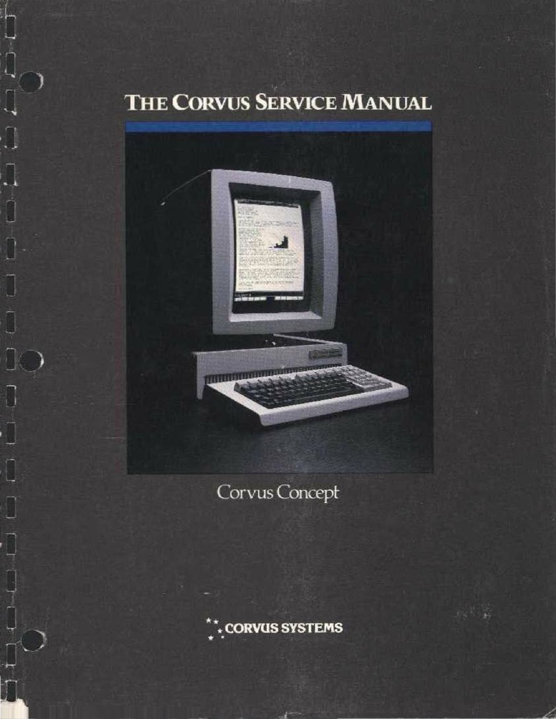 Corvus systems Corvus Concept Service manual