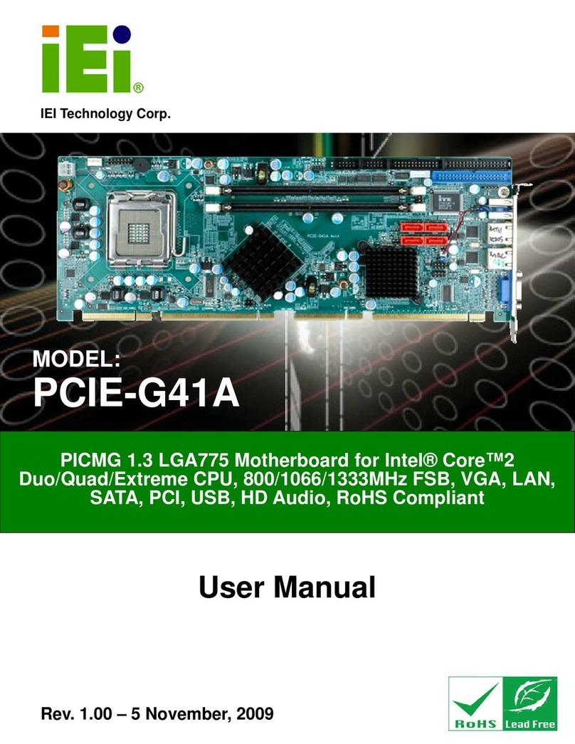 IEI Technology PCIE-G41A User manual