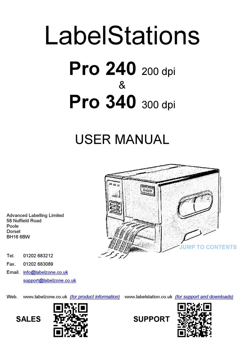 LabelStation Pro 340 User manual