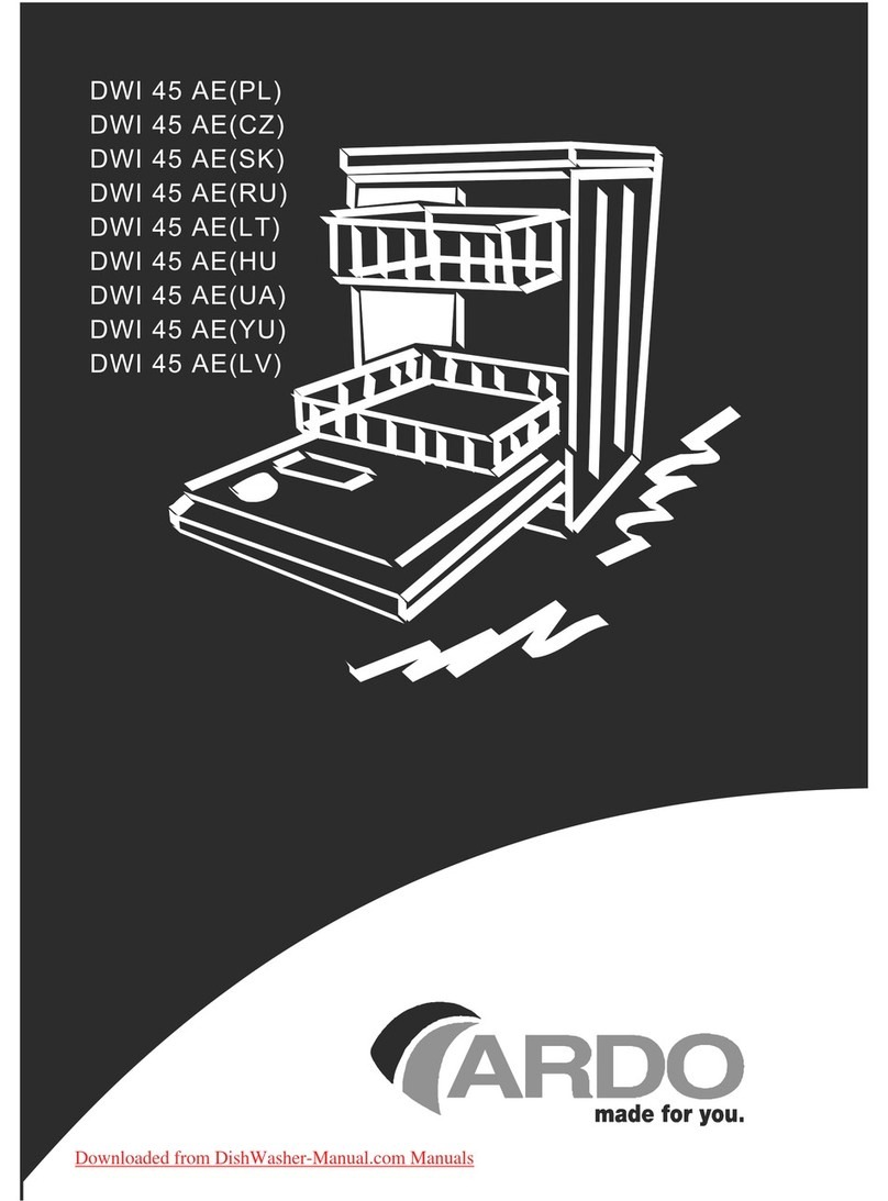 Ardo DWI 45 AE User manual