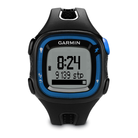 Garmin Forerunner 15 owner's manual