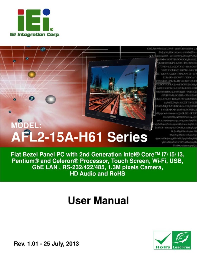 IEI Technology AFL2-15A-H61 series user manual IEI Technology AFL2-15A-H61 series user manual