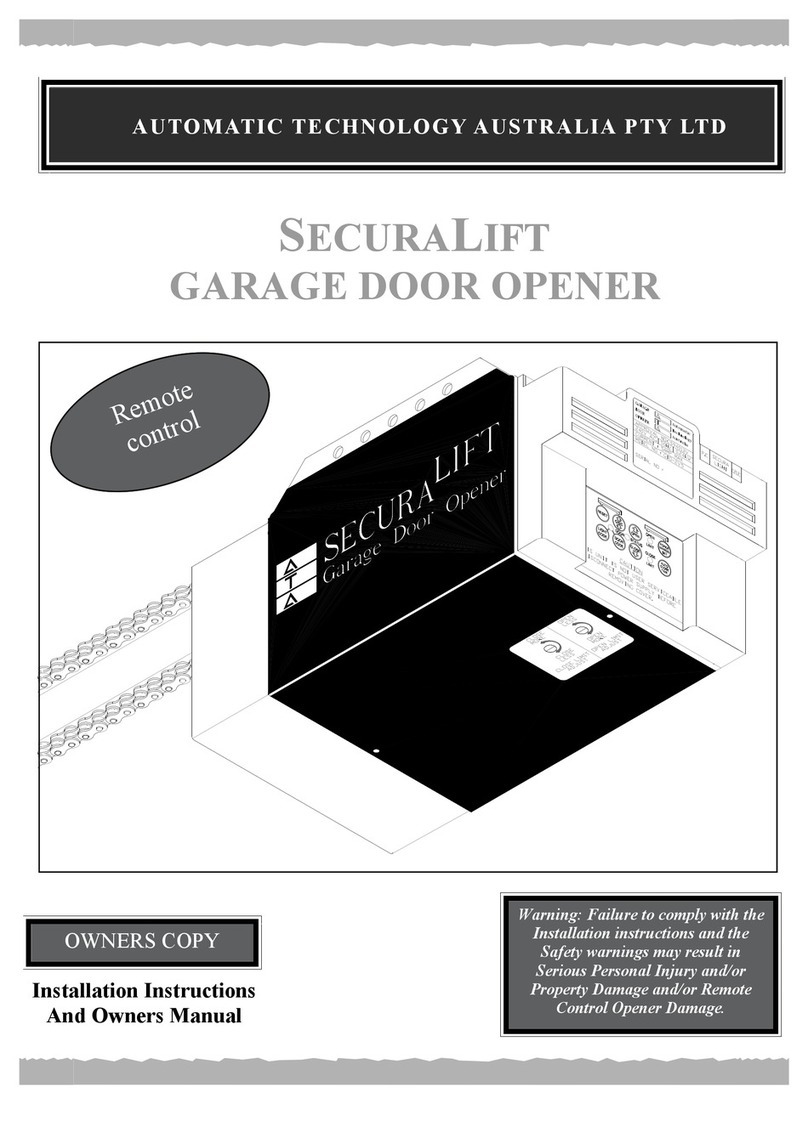 Automatic Technology SECURALIFT Quick start guide Automatic Technology SECURALIFT Quick start guide