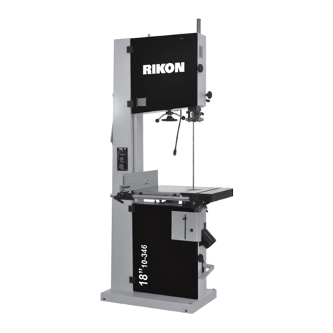 Rikon Power Tools 18" Professional Bandsaw User manual