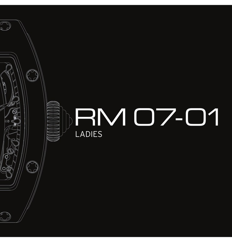 Richard Mille LADIES RM07-01 user manual Richard Mille LADIES RM07-01 user manual