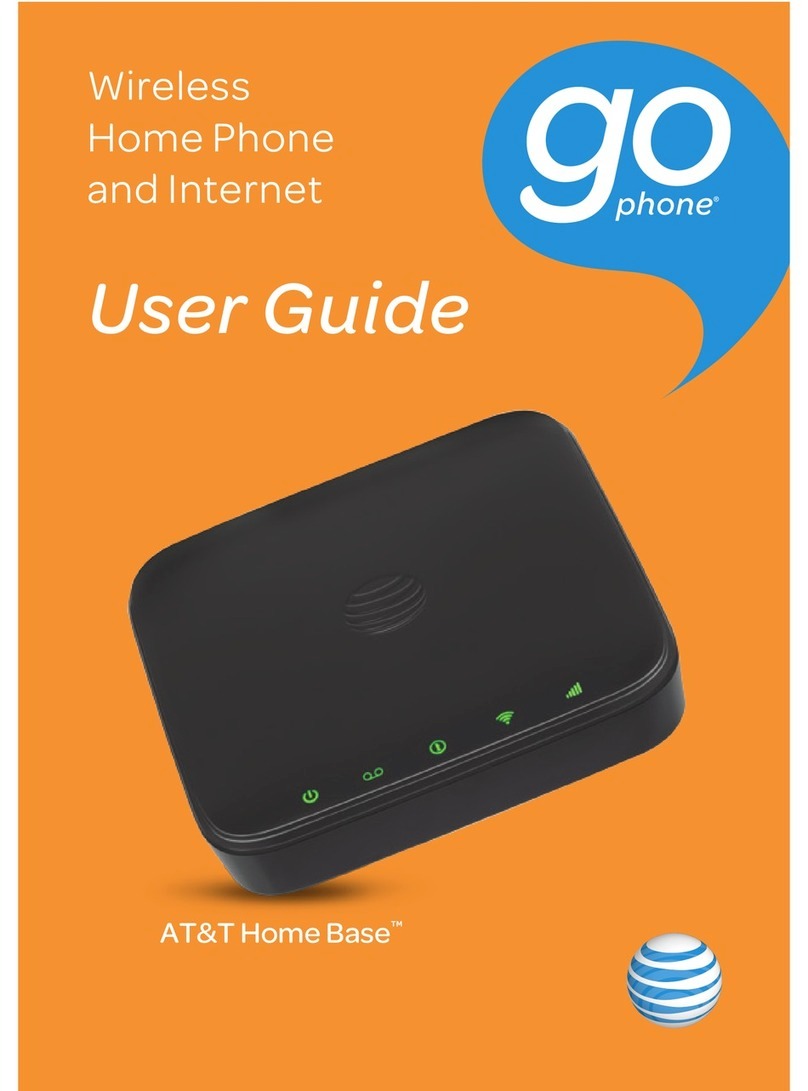 AT&T AT&T Wireless Home Phone Base User manual