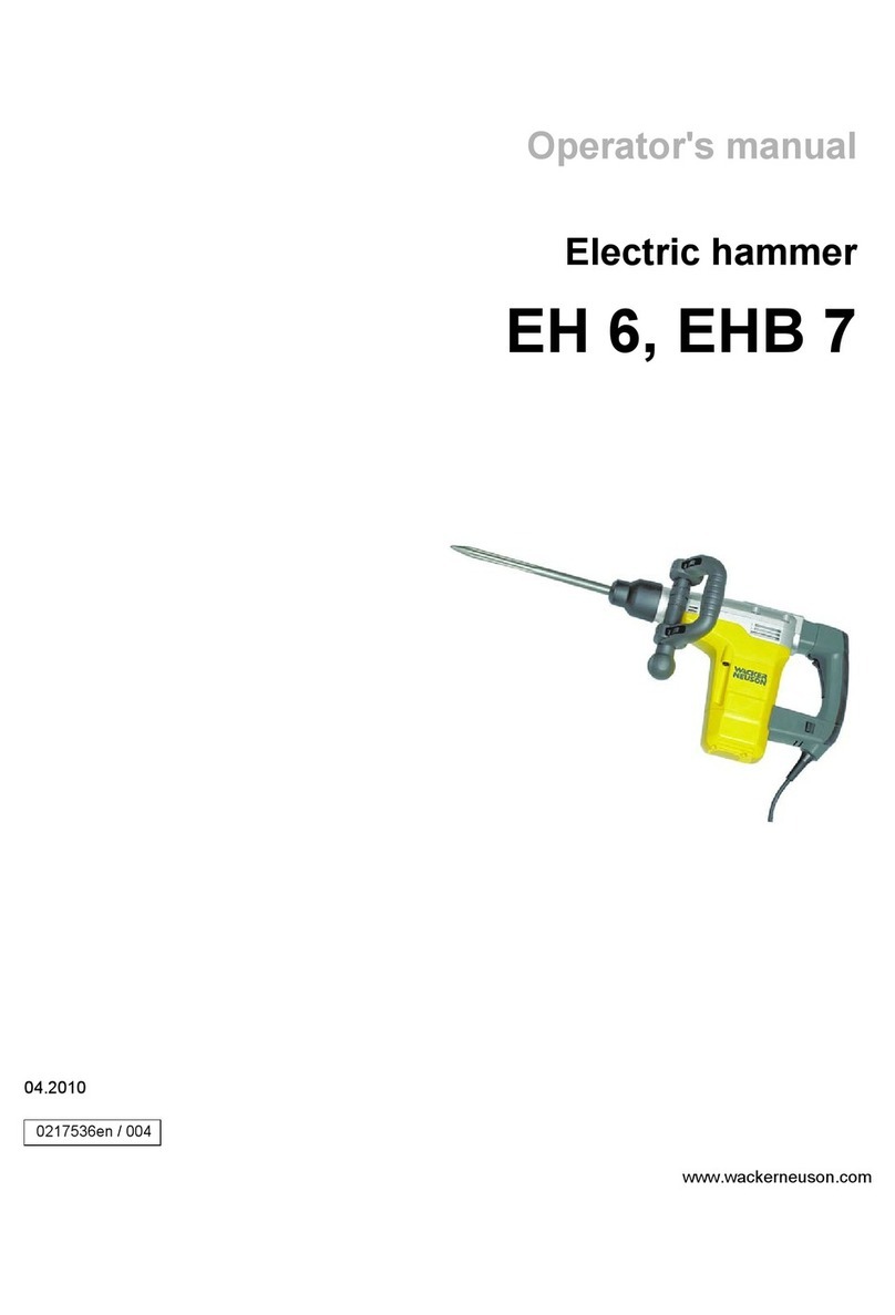 Wacker Neuson EHB 7 User manual