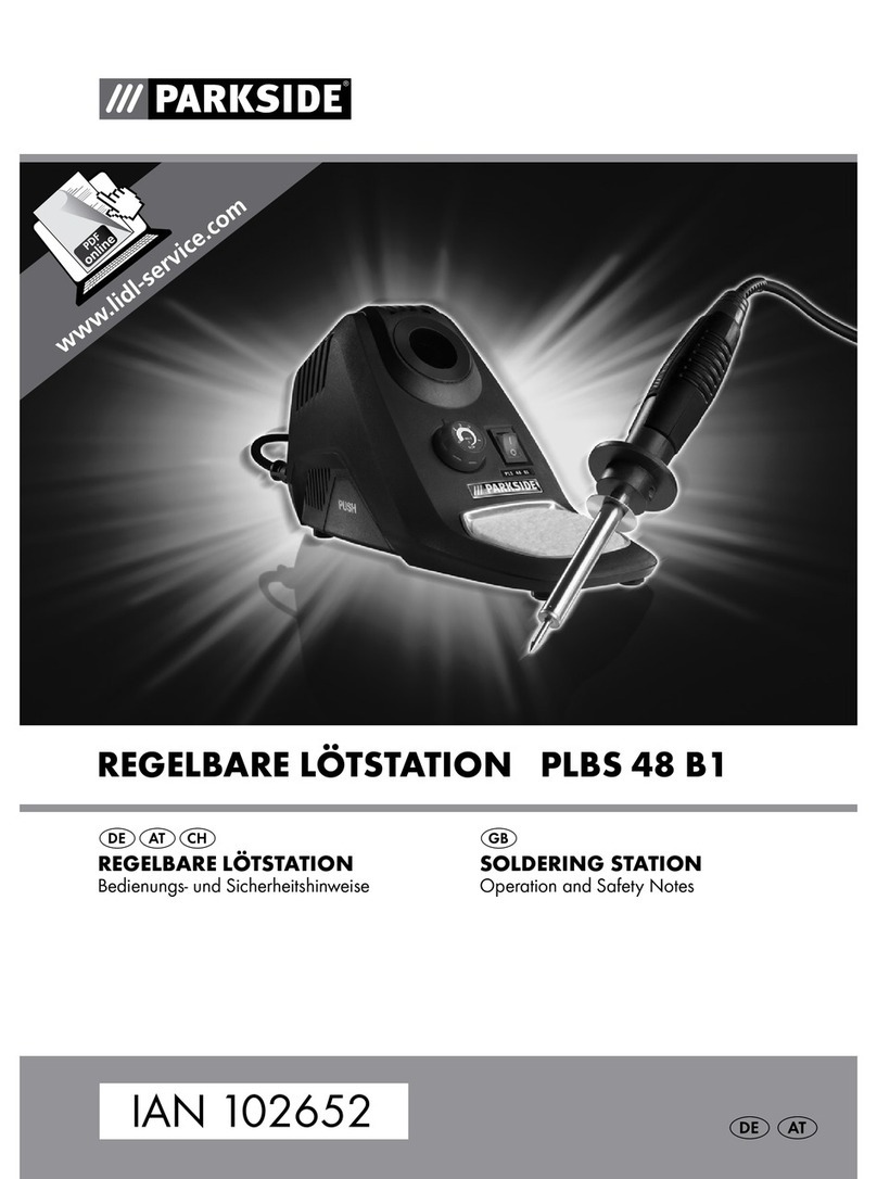 Parkside PLS 48 B1 Operation and safety notes
