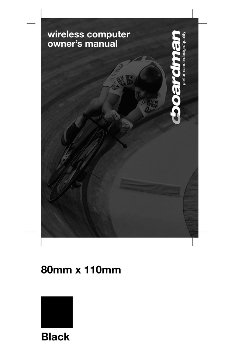 Halfords Bicycle Computer owner's manual